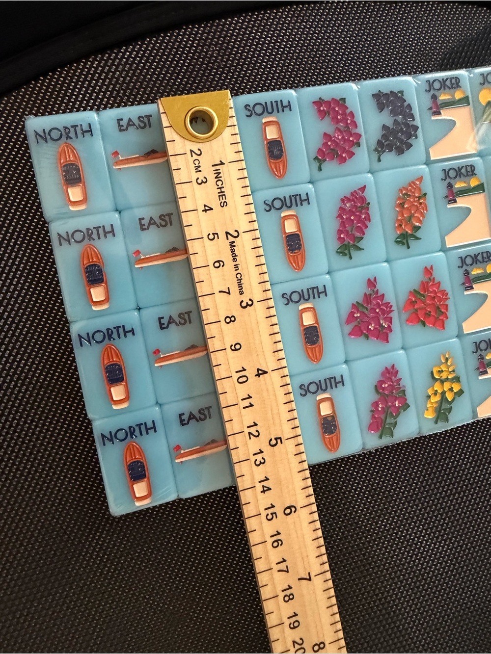 NEW! Beautiful Blue Travel Mahjong Tiles – American 160 Tiles - Riviera Beach - Picture 15 of 16